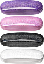 Eyeglasses Case, 4 Piece Unisex Hard Shell Eyeglasses Cases Protective Case for