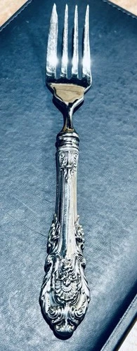 Wallace Sir Christopher Marked Sterling Silver Handle 7 3/4” Fork No Mono
