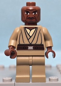 Lego Star Wars Mace Windu SW0220 Minifigure 7868 8019 Authentic Played