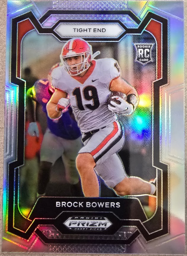 2024 Prizm Draft Picks Brock Bowers Silver Prizm #107 ROOKIE