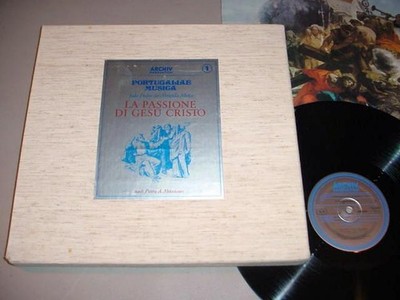 LA PASSIONE DI GESU CRISTO 3 LP BOX Portugaliae Musica