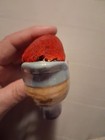 VINTAGE FLORAL  CERAMIC PIN HOLDER , MADE IN JAPAN Souvenir Battle Creek Michiga — photo 7