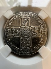 1758 George II Silver Shilling – EF (opinion) – Lustre`and Toning