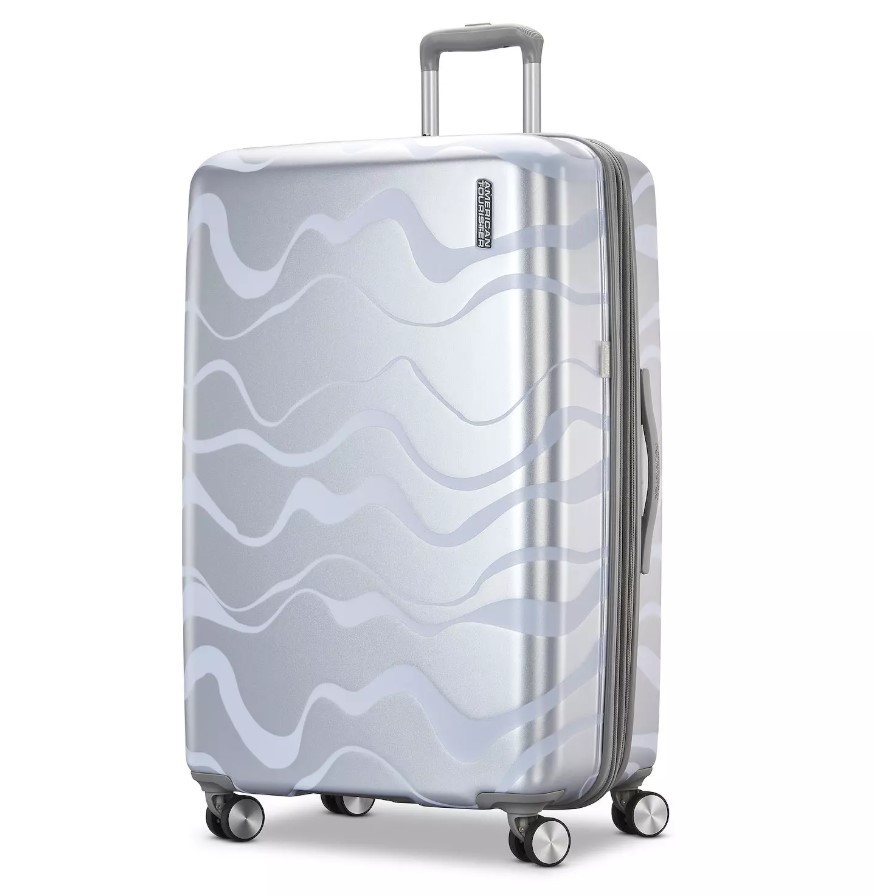 American Tourister Burst Max V Printed Hardside Spinner Luggage | eBay
