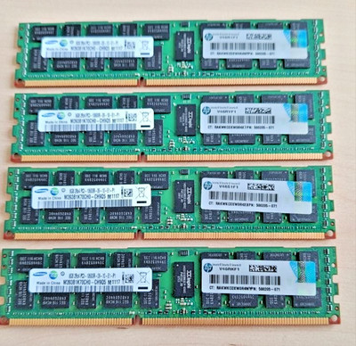 32GB (4x 8GB) DDR3 Server RAM Samsung PC3-10600R ECC Registered
