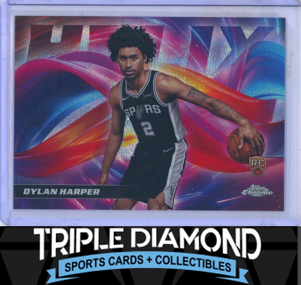 2025-26 Topps Chrome Dylan Harper Helix Rookie RC Case Hit Spurs T241