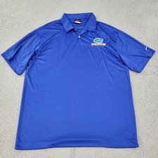 Florida Gators Nike Golf Dri-Fit Polo Mens XL Blue Performance Embroidery Shirt