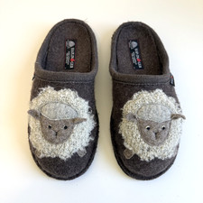 Haflinger Lamby Slipper - Grey - Size US 10 Women
