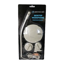 Certified Data Desktop Microphone Grey 3.5mm Jack 2.0m Cord New In Package