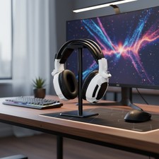 Detachable Multi-Functional Aluminum Headphone Stand - Space-Saving Design