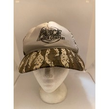 Vintage lumber company Trucker SnapBack hat 1990s 80s J17