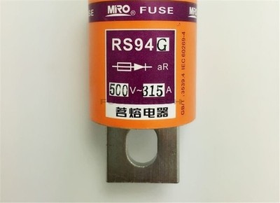 Fast Acting RS94G 315A Mro Tube Bolts Fuse 500V 315   yk #ac