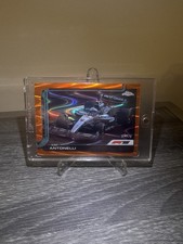 2025 Topps Chrome F1 Kimi Antonelli #80 Orange RayWave Refractor /25 RC