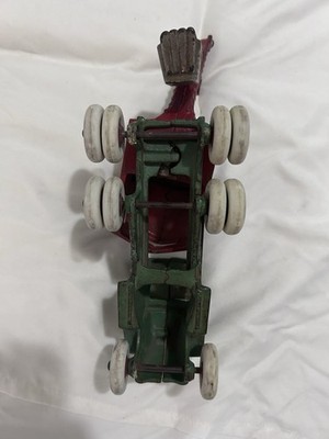 BH Excel Original 1920's 10'' Lg CI Hubley General Steam Shovel Mack Truck