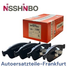NISSHINBO Bremsbeläge VORNE für FORD Focus III Kuga II Tourneo Transit Ka