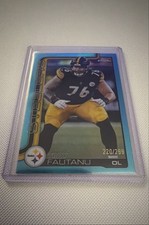 2025 Topps Chrome-#256 Troy Fautanu, Teal Refractor SP 220/299 BRAND NEW TOPPS