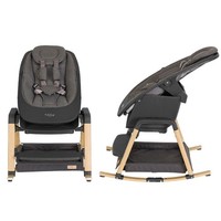 Tutti Bambini Nova Highchair Portable with Tray Grey/Oak for Babies 6 Months+