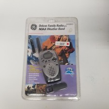 GE Deluxe Family Radio NOAA Weather Band, 2 Mile Range, Outdoor Safety, New