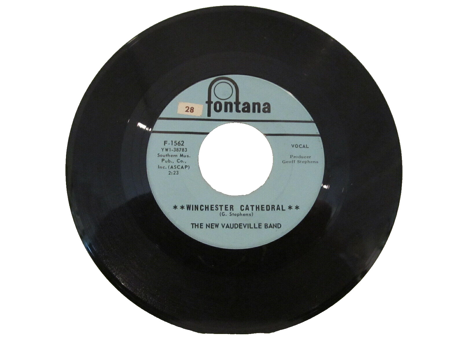 45 RECORD - NEW VAUDEVILLE BAND - WINCHESTER CATHEDRAL