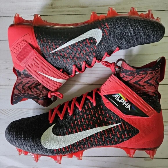 Size 16 - Nike Alpha Menace Elite 2 Black Red for sale 