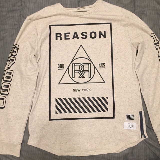 Reason Brand Years L/S TShirt Oatmeal Medium eBay