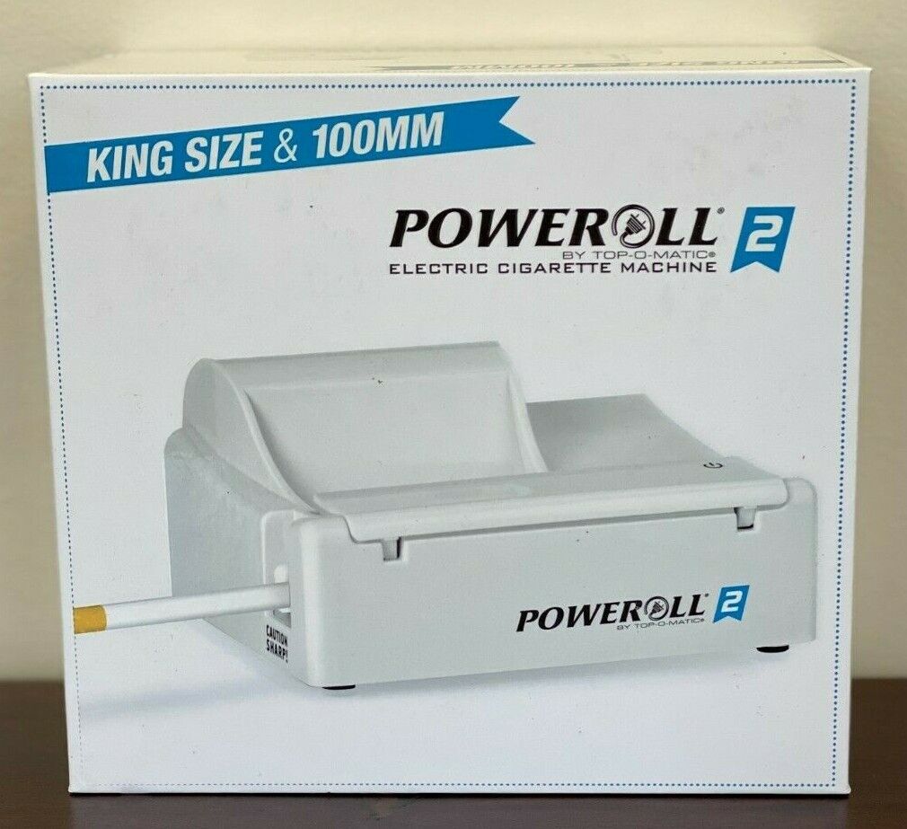 POWEROLL 2 Top-O-Matic Electric Cigarette Machine - King Size & 100mm NEW. Available Now for 86.95