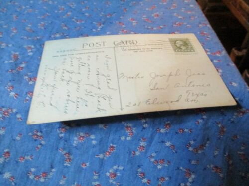 Old Postcard 192? Chippewa Falls Wis May You Have a Happy Easter Hat Box - Picture 2 of 2