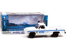 1/18, 1984 Chevrolet CUCV M1008 Pickup Truck White with Blue Stripes "NYPD" (New