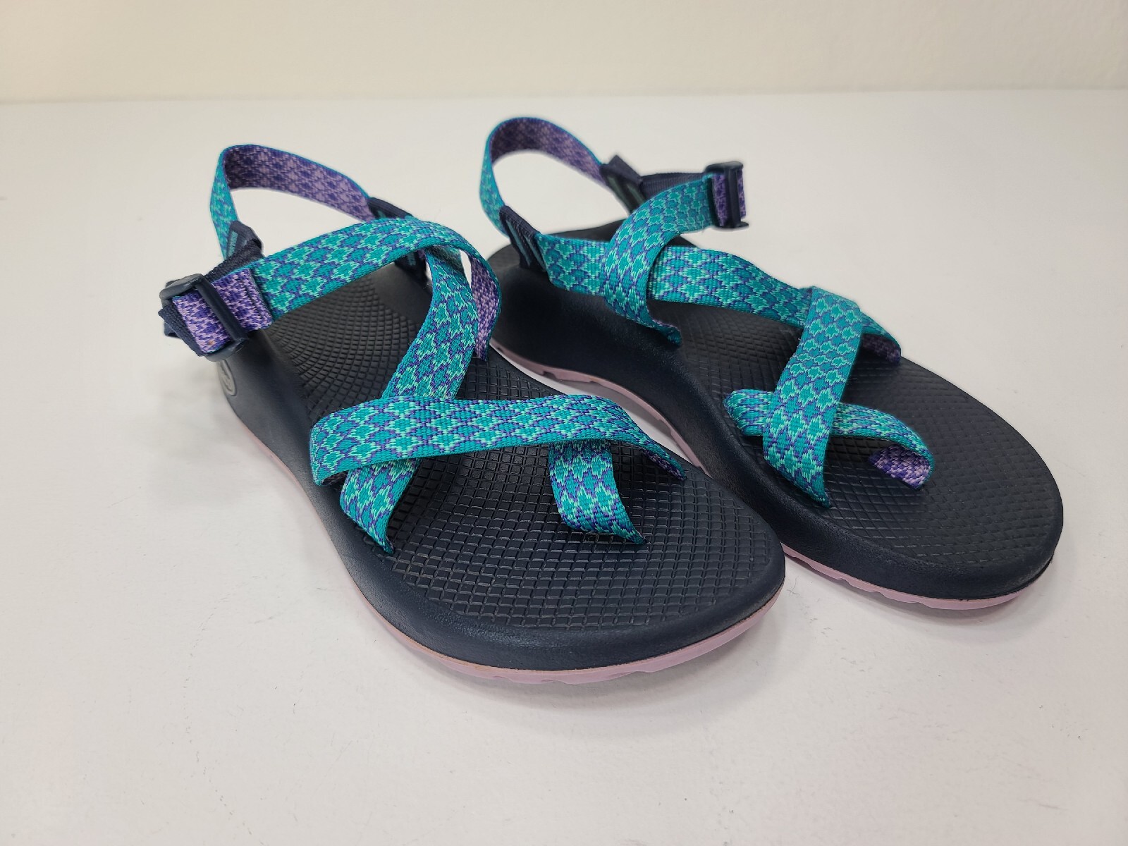 Chaco Z Cloud 2 Hiking Sandals Blue Strappy Shoes Siz… Gem