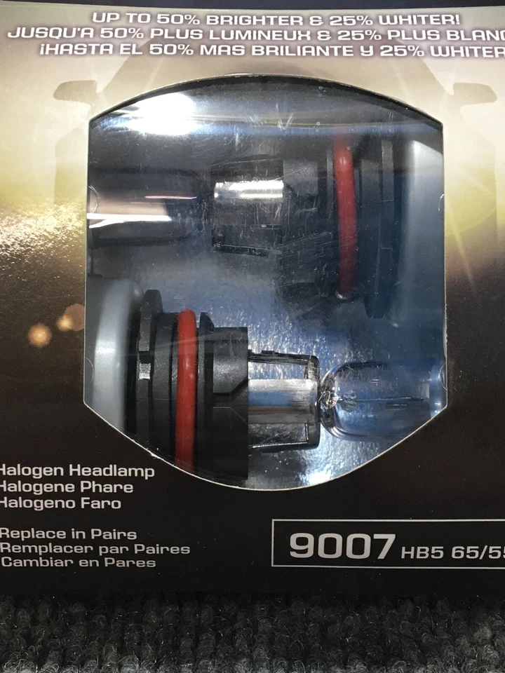 Twin Pack Eiko 9007CVXL2 Headlight Bulb-ClearVision XL 9007 - Image 2 of 4