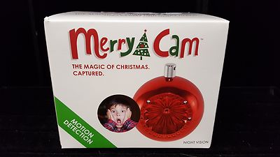 New Merry Cam 5.0 mega pixels Christmas Ornament Motion detector Ngt Vis A4-2