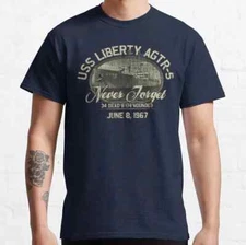 New Uss Liberty Agtr-5 1967 Classic New T-Shirt S-5XL