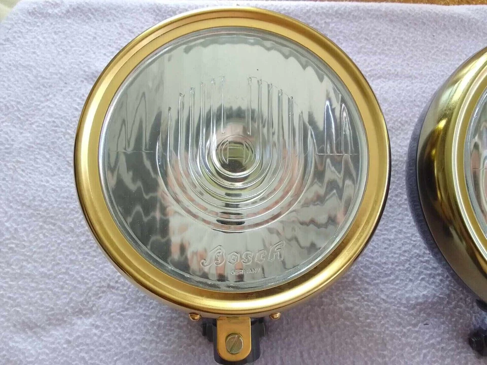 faróis antigos Bosch pré-guerra Mercedes Maybach BMW Ford Jaguar Rolls Royce - Imagem 2 de 4