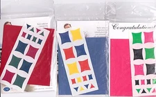 NIP Vintage Creative Memories  3 COLORFUL TRIANGLES STICKER & DIE CUT TTY SETS *