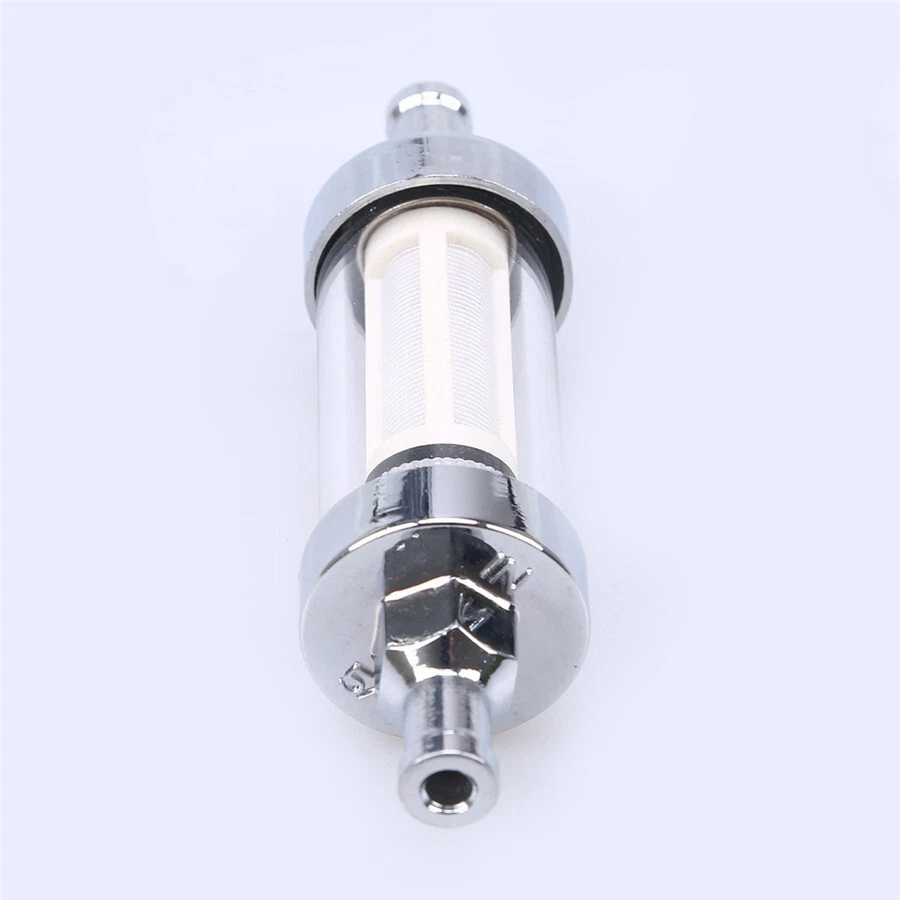 8mm 5/16''Fuel Filter Motorcycle Fuel Gas Filter Car Petrol Diesel Inline Tube - Image 4 of 4