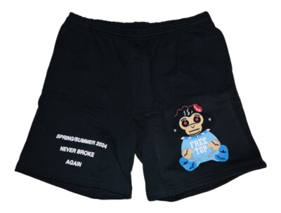 NBA YoungBoy FREE TOP Shorts Size XL
