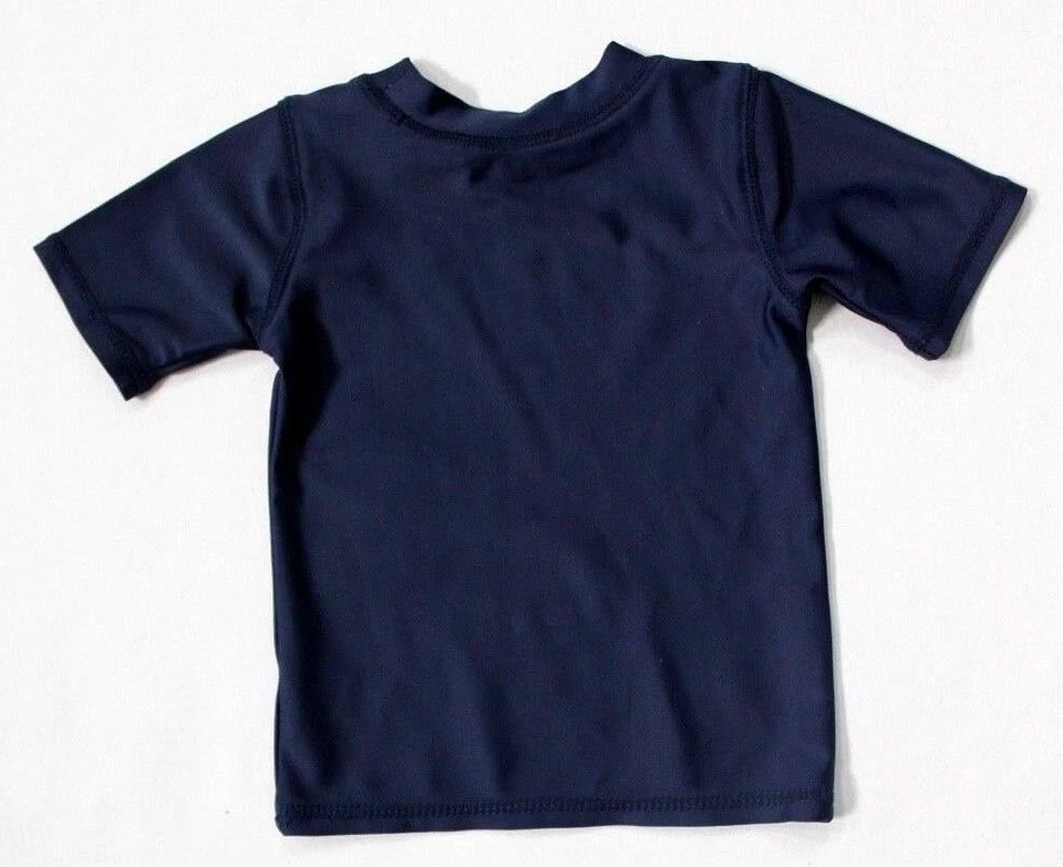 Koala Kids Short Sleeve Wave Chaser Rush Guard Swim Top Size 3-6M Navy NWT - Image 2 of 2
