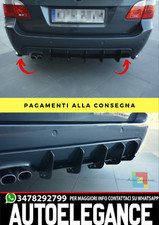 \\uD83D\\uDD25 Flap BMW E60/E61 Mtech Splitter Rear Diffusor Matt Black 2003-2010 \\uD83D\\uDD25