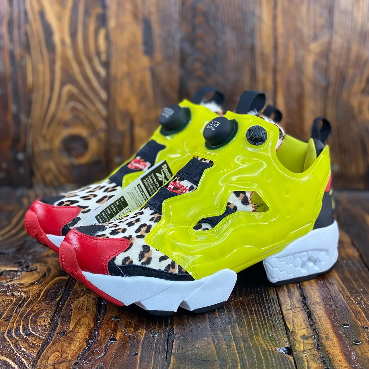 udløser ingen forbindelse I tide Reebok Instapump Fury atmos Citron Animal Women's Sneaker FZ4432 Sz 6.5 /  Men 5 | eBay