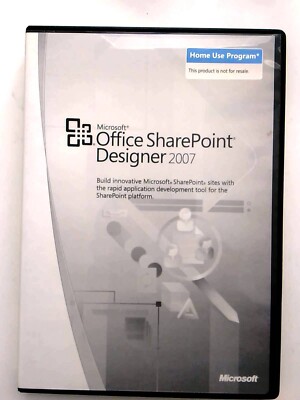 Microsoft Office SharePoint Designer 2007 Full Version w/ 3 Product Keys License