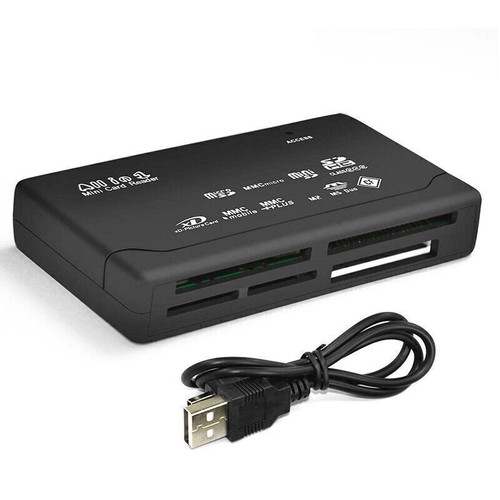 Compact All in One USB Multi Memory Card Reader Adapter for M2 MMC XD CF MS - Picture 2 of 8