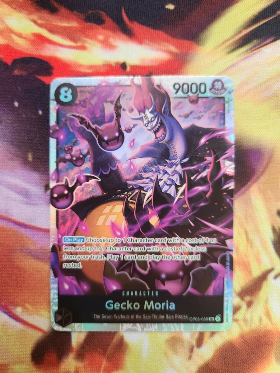 ENGLISH Gecko Moria OP06-086 One Piece Card Game TCG Super Rare SR | eBay