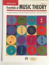 Alfred's Essentials of Music Theory Book 1 Vintage Sheet Music 1998