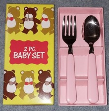 Vintage Baby Cutlery Set. New In Box. 1970’s Era.