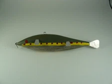 VINTAGE ICE FISHING SPEARING DECOY FOLK ART FISHING LURE 8"