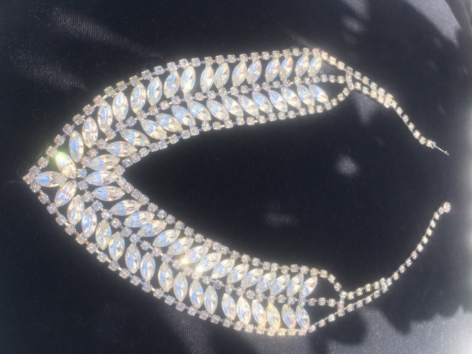 Stunning Eisenberg Statement Piece Rhinestone Nec… - image 2