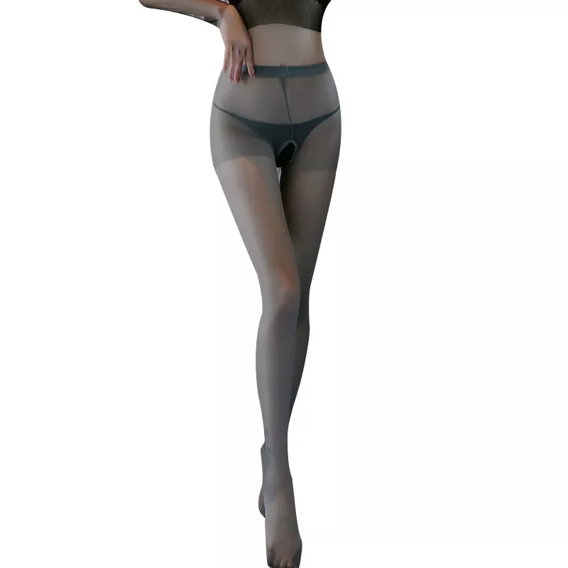 Sheer top grey tights
