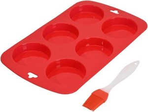 Silicone Muffin Top Pan 1 Pcs,Egg Molds for Breakfast Sandwiches 3 Inch Round