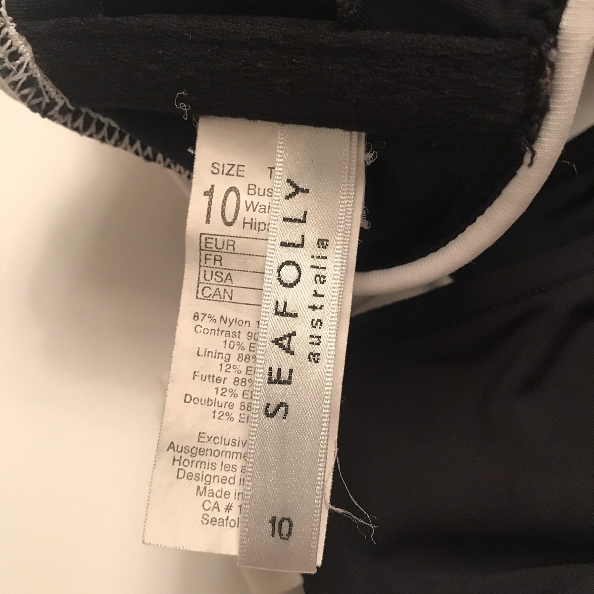 Seafolly Shine On Deep-V Maillot 新品未使用 Seafolly Shine On Deep-V Maillot 新品未使用