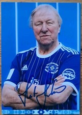 Horst Hrubesch Orig Autogramm signiert Fußba...
